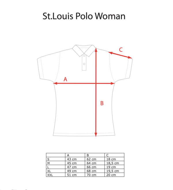 St.Louis pique skjorte, dame