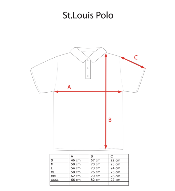 St.Louis pique skjorte, herre